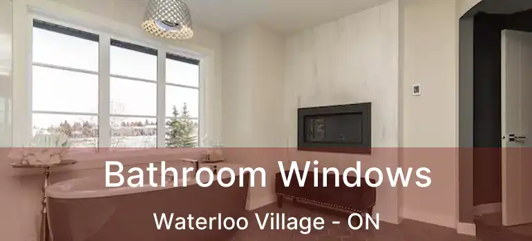  Bathroom Windows Waterloo Village - ON
