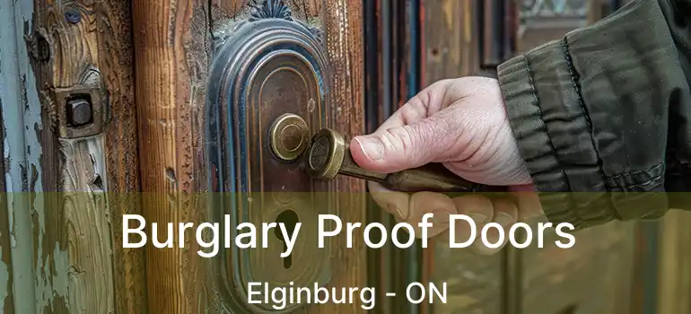  Burglary Proof Doors Elginburg - ON
