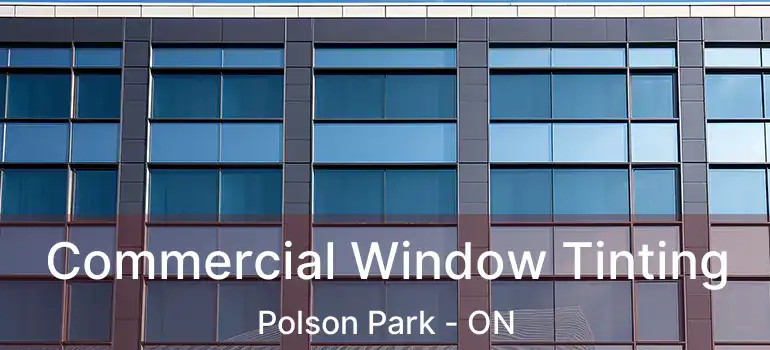  Commercial Window Tinting Polson Park - ON