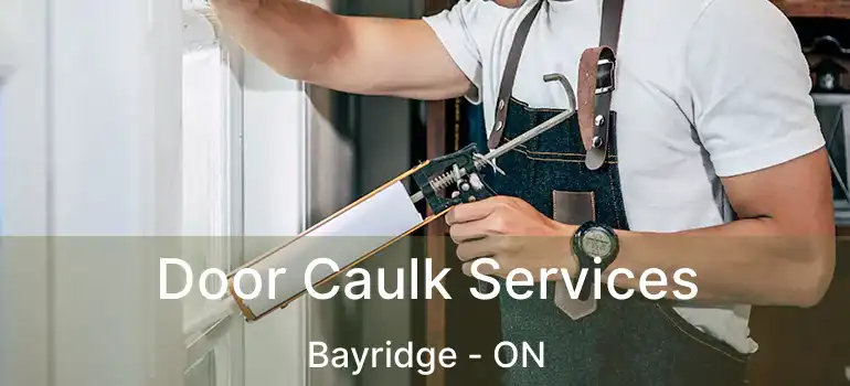  Door Caulk Services Bayridge - ON