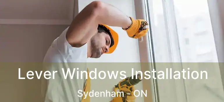  Lever Windows Installation Sydenham - ON