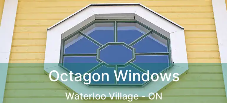  Octagon Windows Waterloo Village - ON