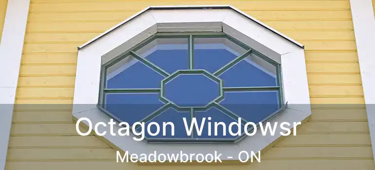  Octagon Windowsr Meadowbrook - ON