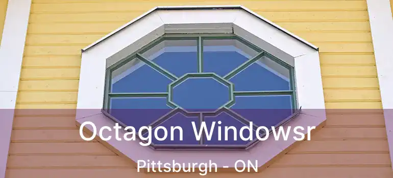  Octagon Windowsr Pittsburgh - ON