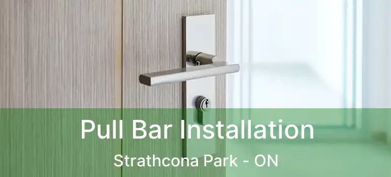  Pull Bar Installation Strathcona Park - ON