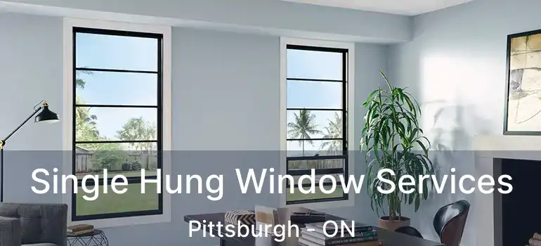  Single Hung Window Services Pittsburgh - ON