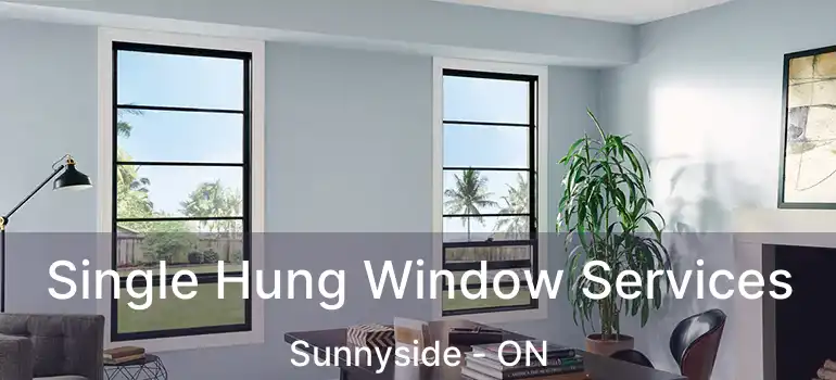  Single Hung Window Services Sunnyside - ON