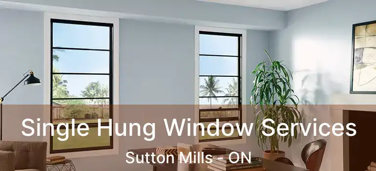  Single Hung Window Services Sutton Mills - ON
