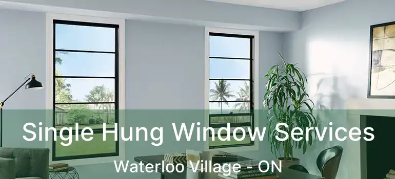  Single Hung Window Services Waterloo Village - ON