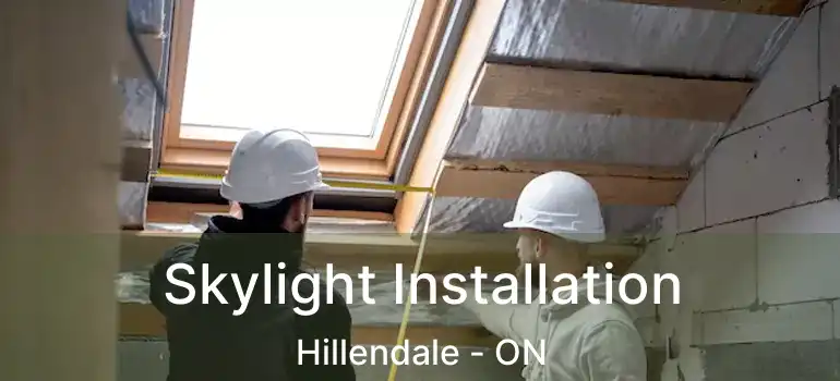  Skylight Installation Hillendale - ON
