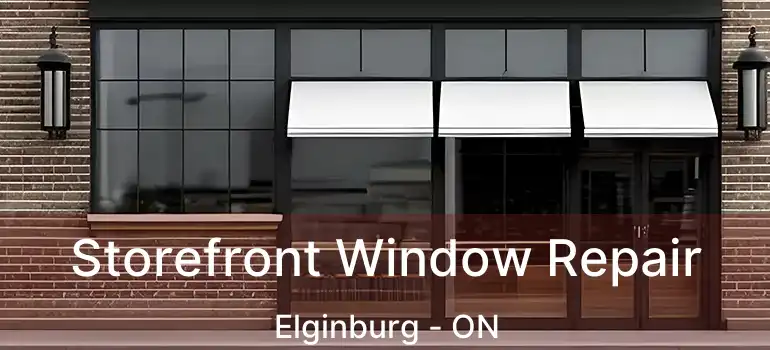  Storefront Window Repair Elginburg - ON
