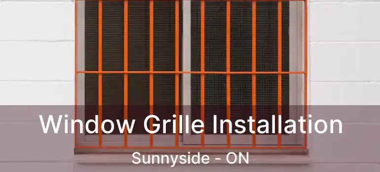  Window Grille Installation Sunnyside - ON