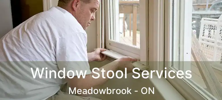  Window Stool Services Meadowbrook - ON